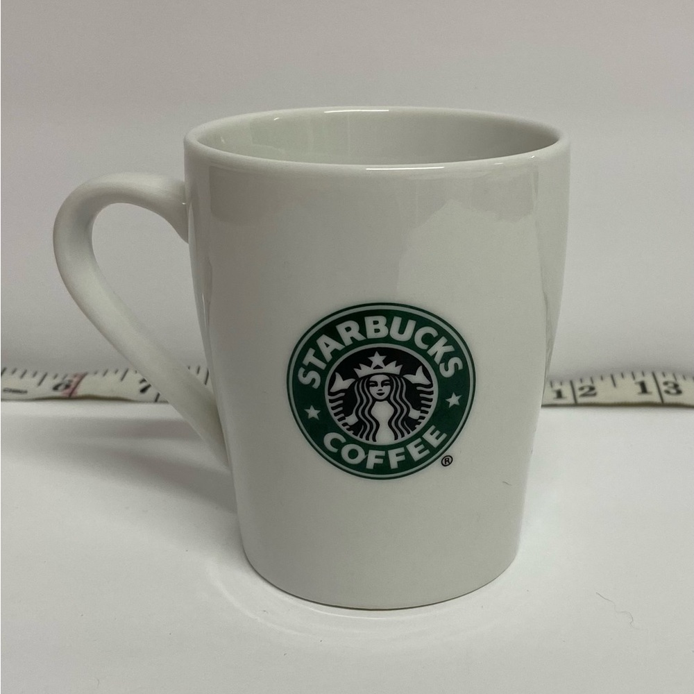 Starbucks Coffee Mug 14 oz. Green Mermaid White Green Ceramic Cup 2017